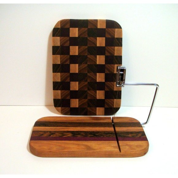 Exotic Wood Cheese Board Handcrafted by Carl AKA Geppetto Handmade - Picture 5 of 5